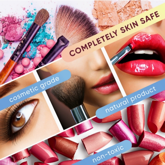 Denim Blue Miners Jeans Cosmetic Grade Mica Pigment DIY Nail Dip Eyeshadow Color - Picture 4 of 5